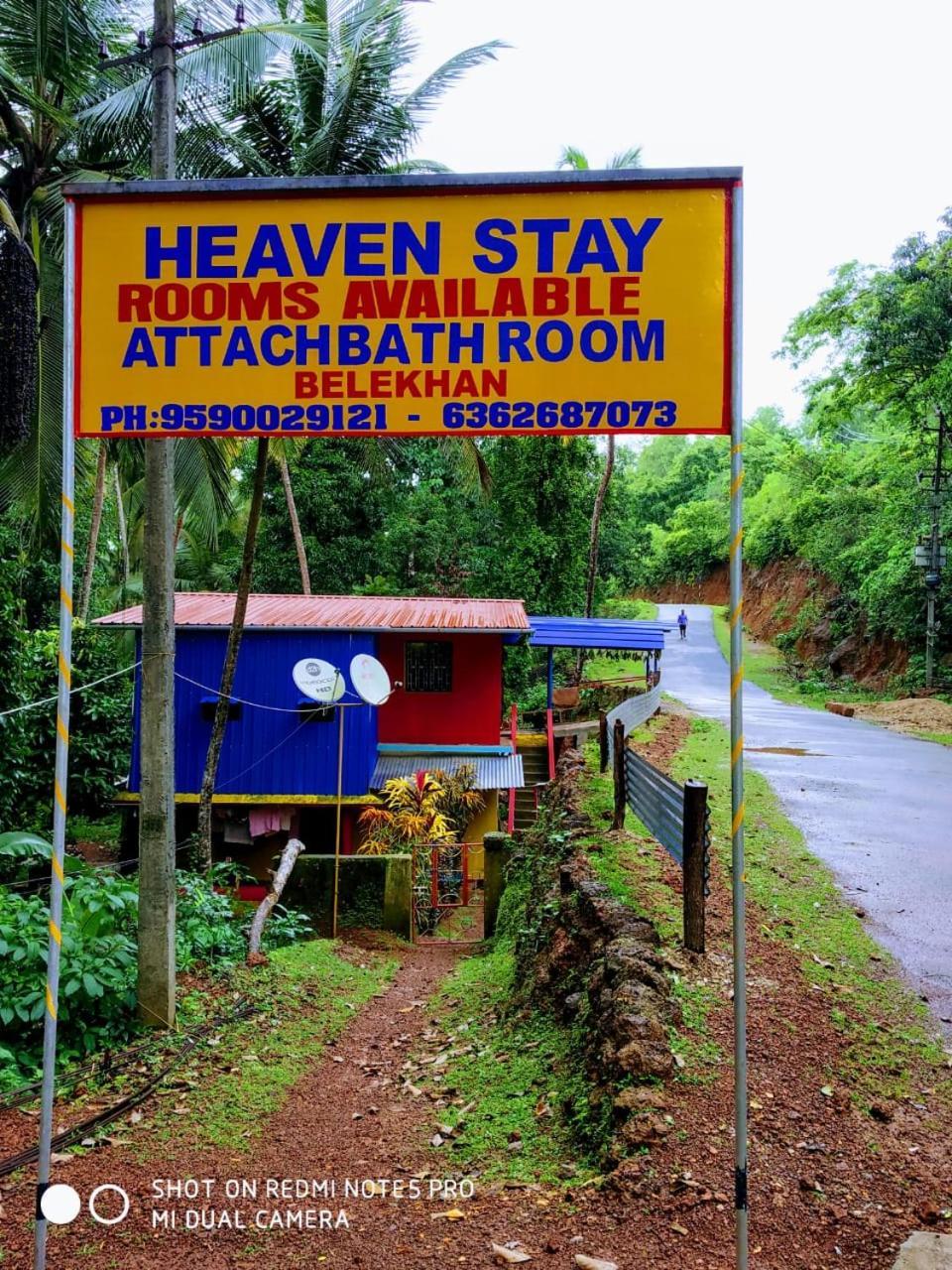 Heaven Stay, Belekhan Paradise Beach Gokarna  Exterior foto